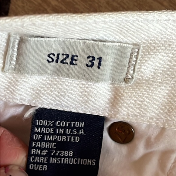 Madewell Rivet and Thread distressed high rise straight leg jeans size 31 - Picture 8 of 9